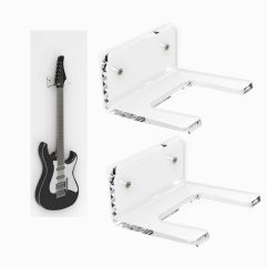 LEILIN, Guitar Wall Hanger|Transparent Durable |Acrylic Wall Mount Rack for Guitar Violin -Clear